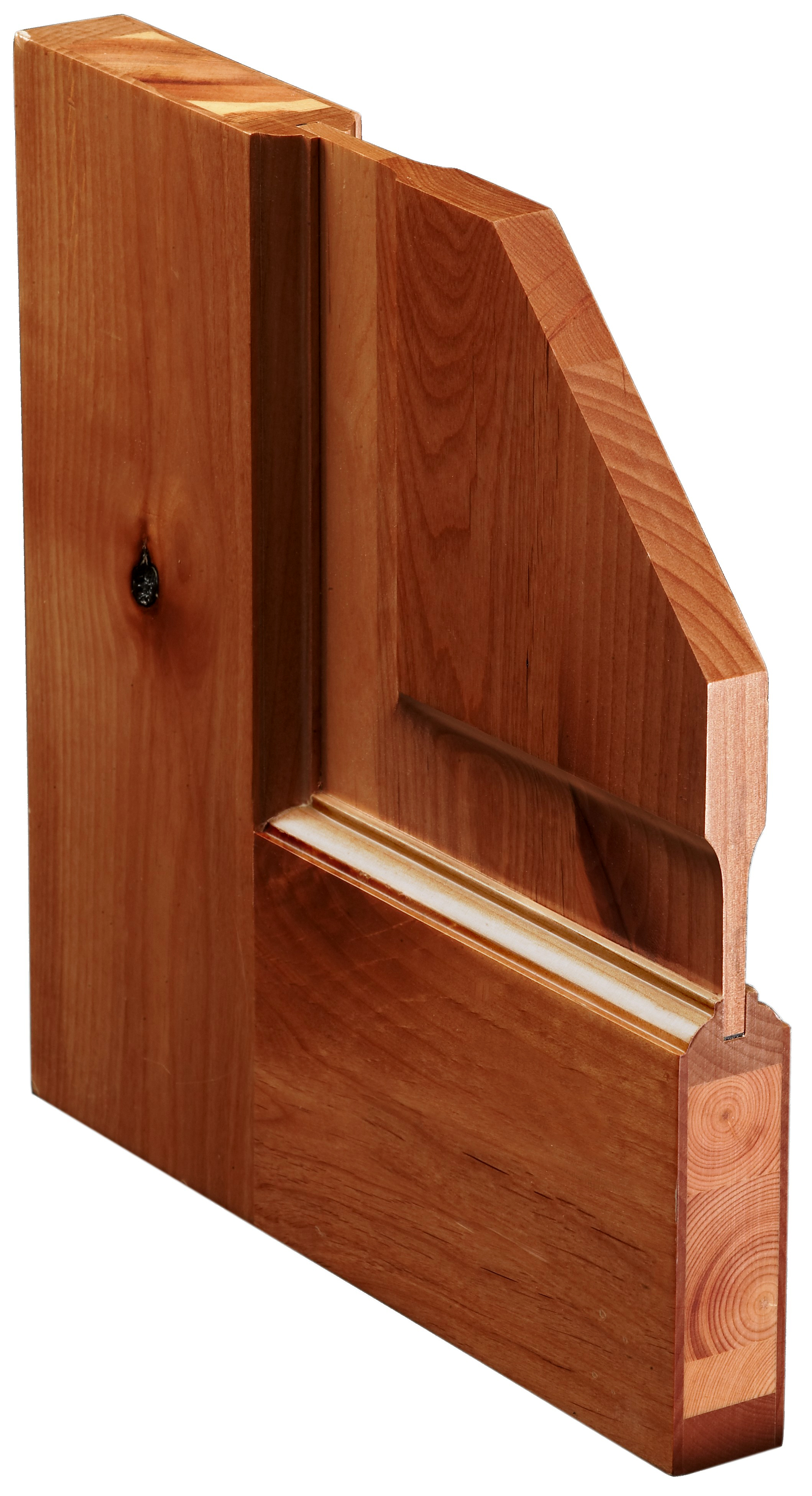 mahogany door corner